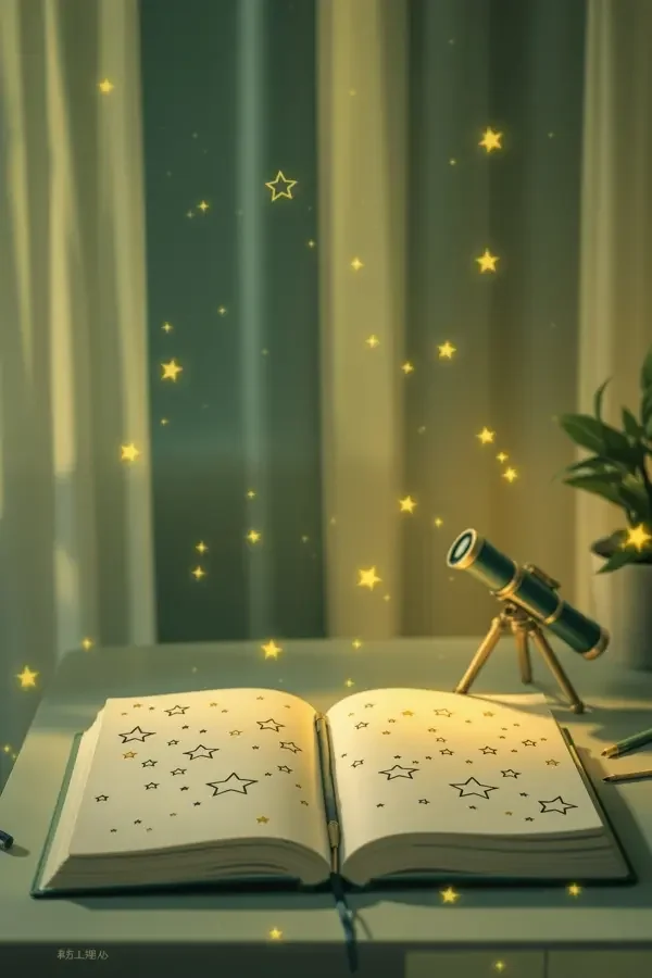 笔记里的星空 - 校园青春影片海报 笔记里的星空